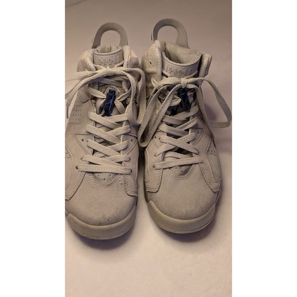 Air Jordan 6 VI Mid Georgetown Retro Men's Size-7 Grey/Blue Sneakers CT8529-012 - Picture 3 of 16